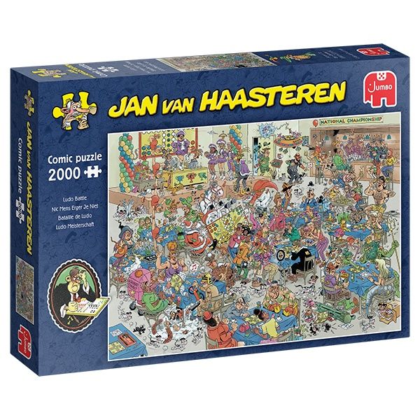 CASSE-TÊTE 2000 PIÈCES JAN VAN HAASTEREN - BATAILLE DE LUDO