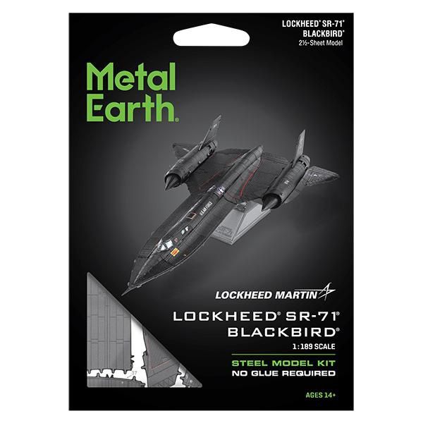 METAL EARTH - LOCKHEED SR-71 BLACKBIRD