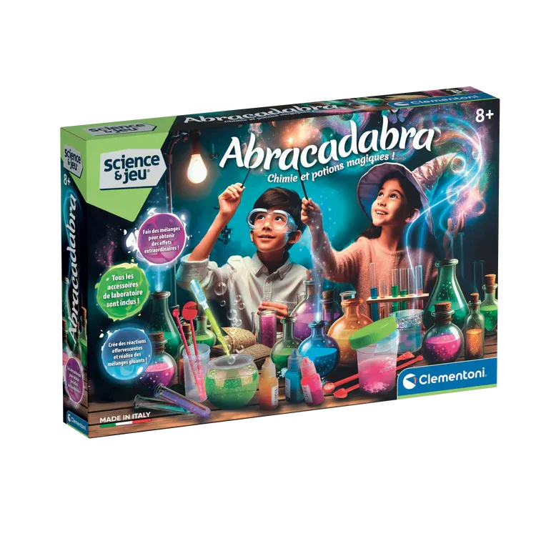 Clementoni science et jeu - Abracadabra chimie et potions magiques