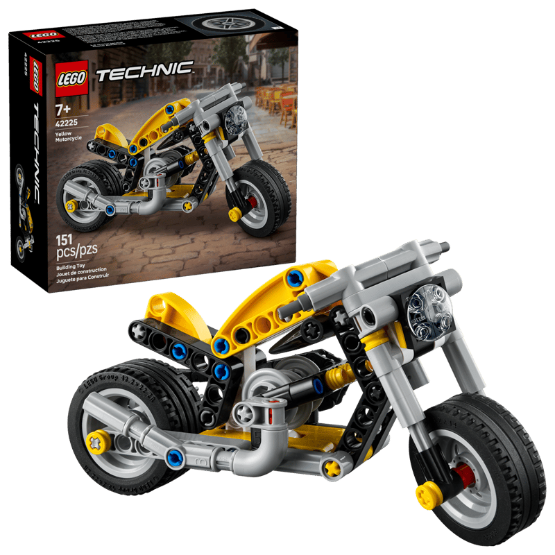 Lego Technic 42225 - La moto jaune