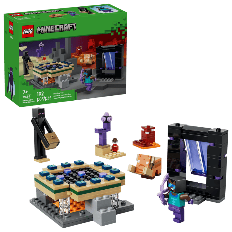 LEGO MINECRAFT 21584 - LE PORTAIL VERS LE NETHER ET L'END