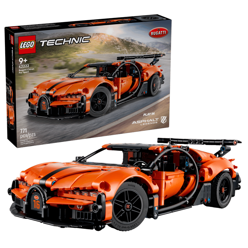 Lego Technic 42222 - L'hypervoiture de Bugatti chiron pur sport