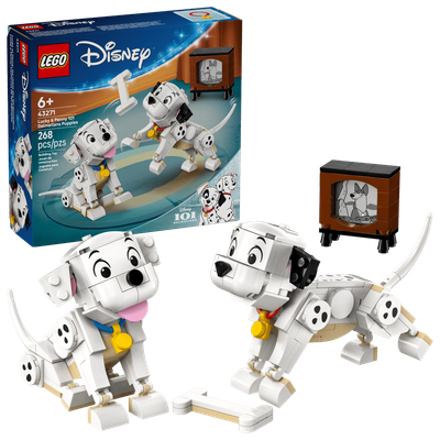 LEGO DISNEY 43271 - LUCKY ET PENNY, LES CHIOTS DES 101 DALMATIENS