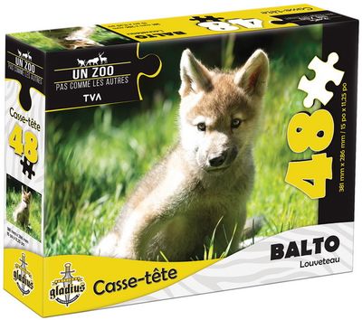 Casse-tête 48 pièces gladius - Balto louveteau