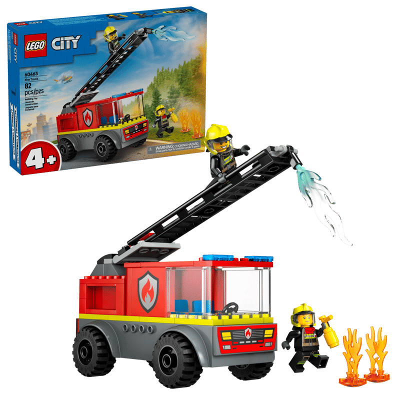 LEGO CITY 60463 - LE CAMION DE POMPIERS AVEC ÉCHELLE