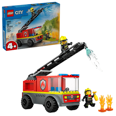 LEGO CITY 60463 - LE CAMION DE POMPIERS AVEC ÉCHELLE