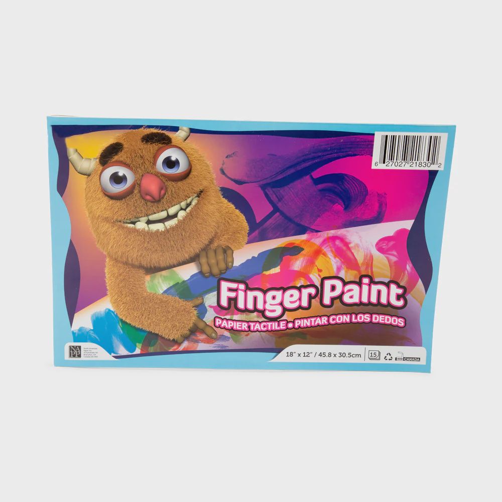 15 GRANDES FEUILLES POUR PEINTURE AUX DOIGTS