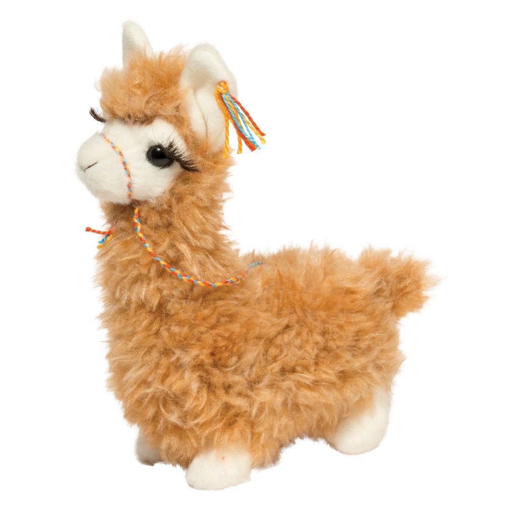 PELUCHE DOUGLAS - LIL'WOLLY LE PETIT LAMA LAINEUX