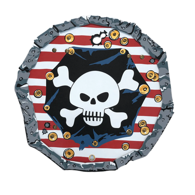 BOUCLIER PIRATE ROUGE