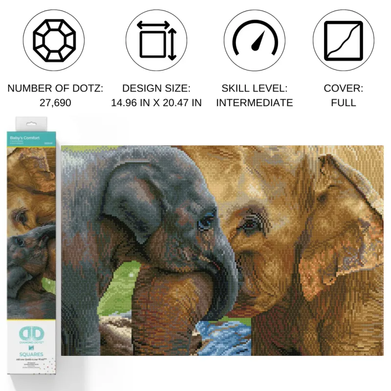 Broderie de diamant Diamond Dotz - Baby's comfort