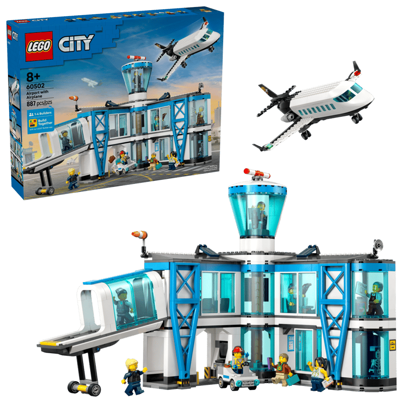 LEGO CITY 60502 - L'AÉROPORT AVEC AVION