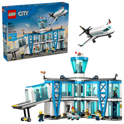 LEGO CITY 60502 - L'AÉROPORT AVEC AVION