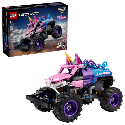 LEGO TECHNIC 42220 - MONSTER JAM SPARKLE SMASH À RÉTRO-FRICTION