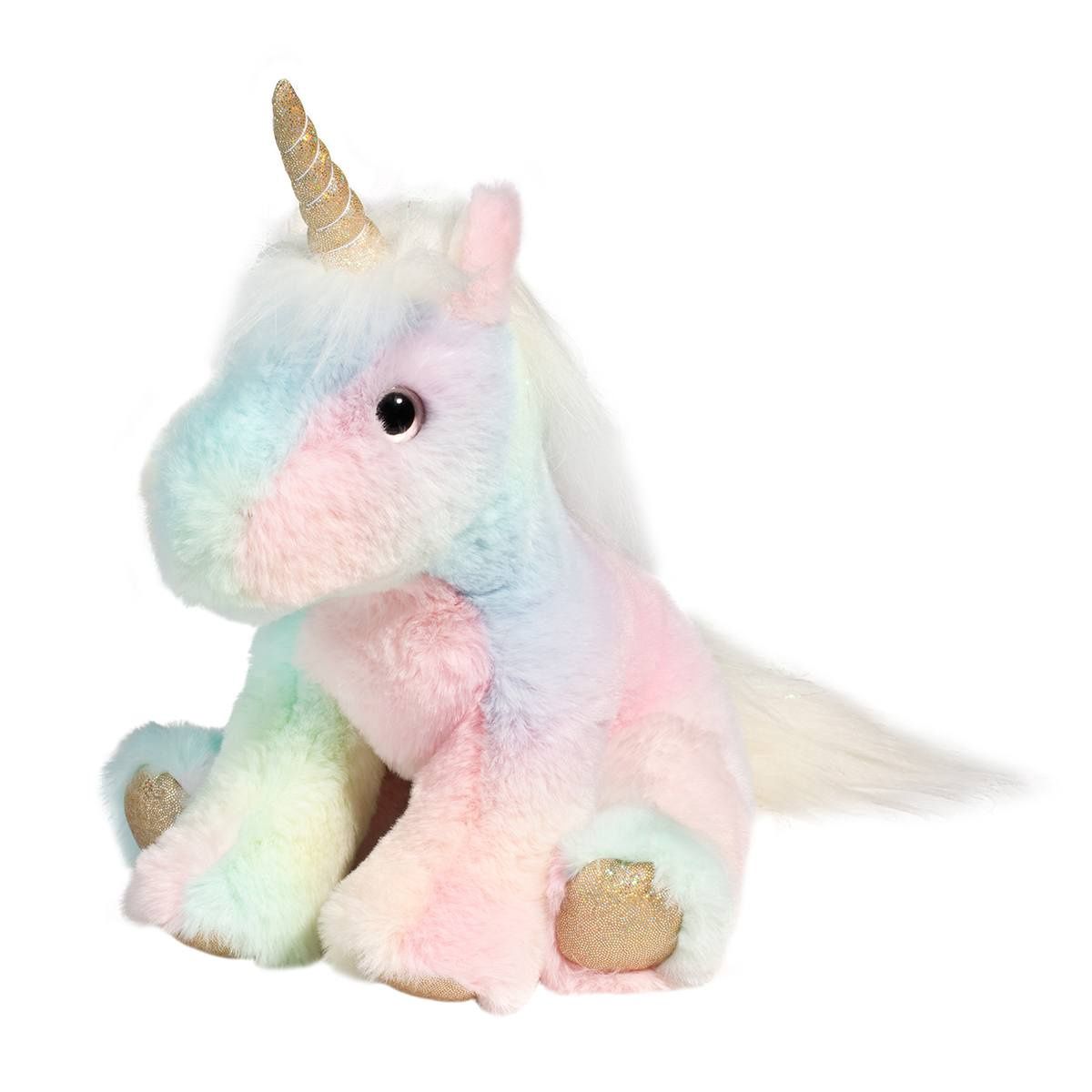PELUCHE DOUGLAS - KYLIE LA LICORNE ARC-EN-CIEL DOUCE