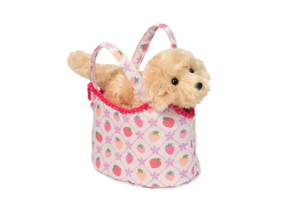 Peluche Douglas - Berrysweet chien retriver dans un sac