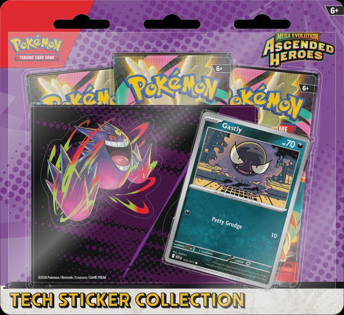 POKEMON ME2.5 ASCENDED HEROES TECH STICKER COLLECTION