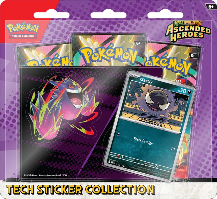 Pokémon ME2.5 ascended heroes tech sticker collection