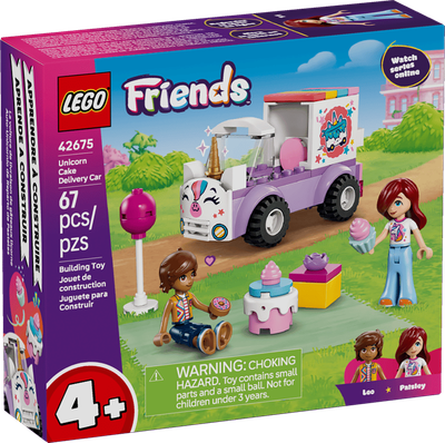 LEGO FRIENDS 42675 - LA VOITURE DE LIVRAISON DE GÂTEAU LICORNE