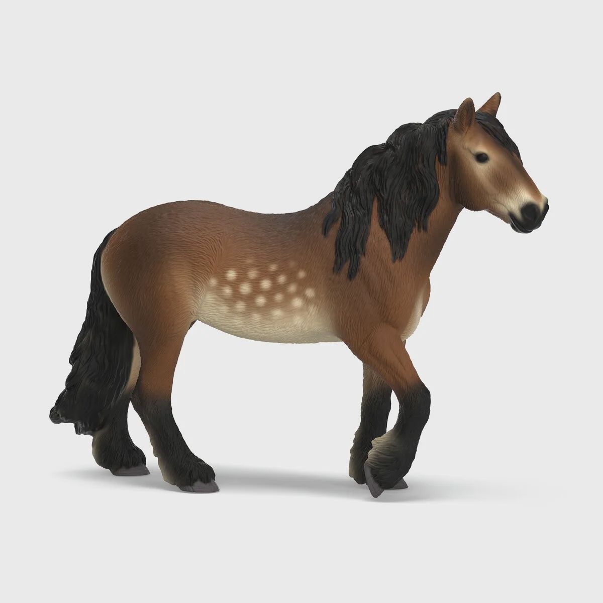 SCHLEICH 14927 - JUMENT DE SANG FROID DU NORD DE LA SUÈDE