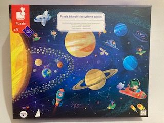 Casse-tête 100 pièces Janod - Système solaire