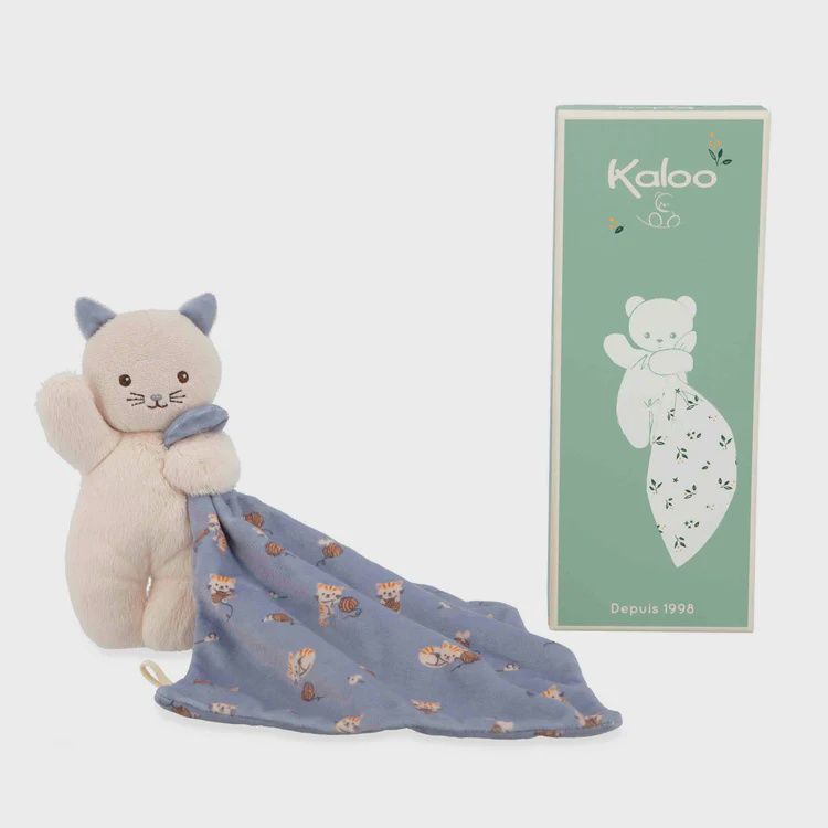 KALOO CARRÉ DOUCEUR - DOUDOU CHAT: LILAS