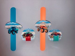 Bracelet snap avec Monster Truck