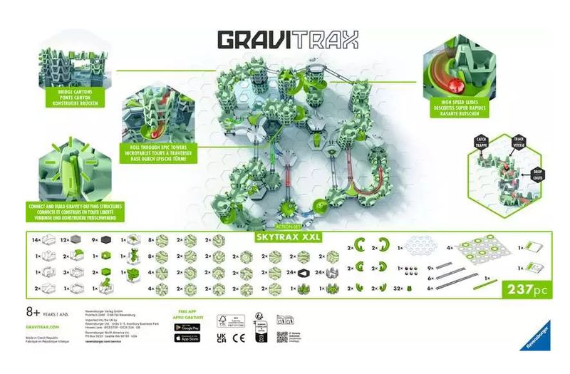 GRAVITRAX ENSEMBLE D'ACTION XXL SKYTRAX