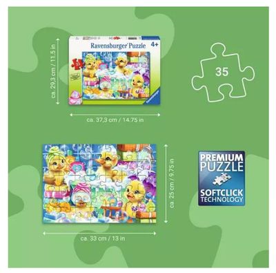 CASSE-TÊTE 35 PIÈCES RAVENSBURGER - CRUB A DUB DUCKIES