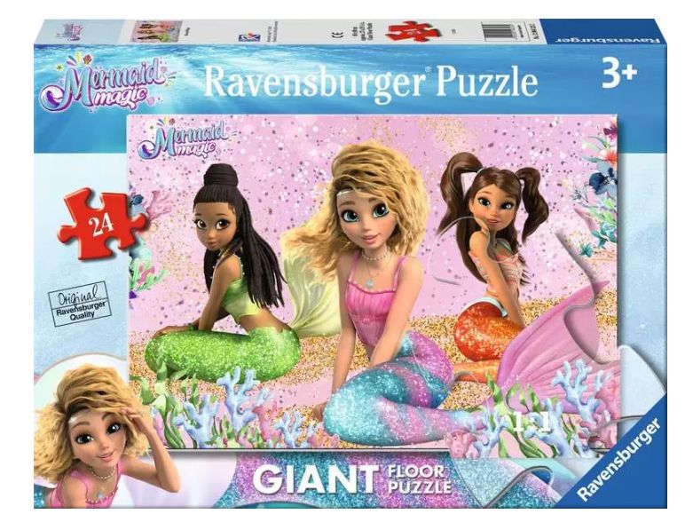 CASSE-TÊTE DE PLANCHER 24 PIÈCES RAVENSBURGER - SIRÈNES MAGIQUES