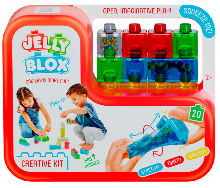 JELLY BLOX - ENSEMBLE DE CONSTRUCTION CRÉATIF 20 PIÈCES