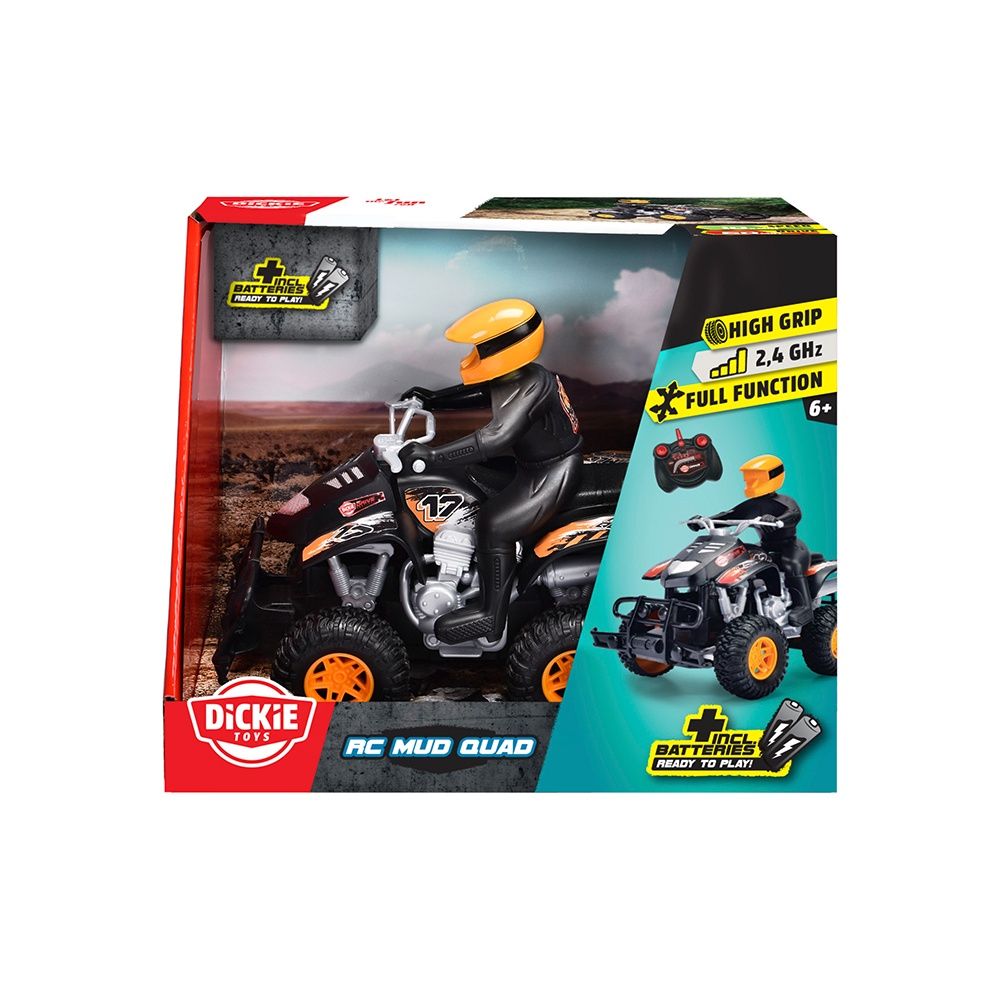 DICKIE - QUAD TOUT-TERRAIN RC 21 CM 1:18