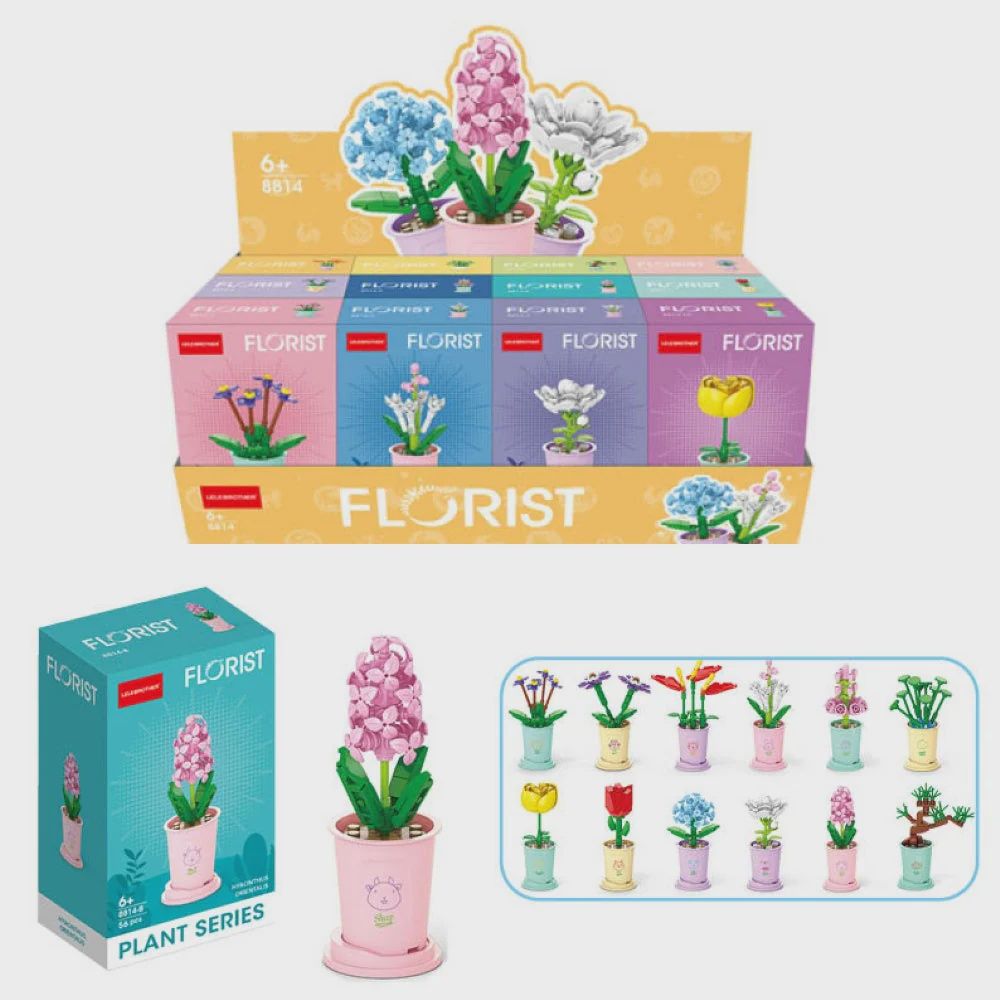 FLEUR EN BLOC À CONSTRUIRE