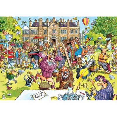 CASSE-TÊTE 1000 PIÈCES WASGIJ RETRO ORIGINAL NO10 - CHASSE AUX ANTIQUITÉS