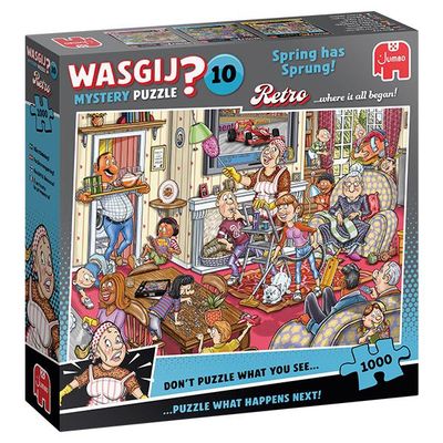 Casse-tête 1000 pièces Wasgij retro mystery NO10 - Fièvre du printemps