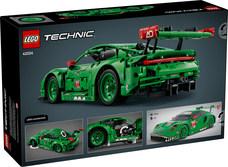 LEGO TECHNIC 42224 - LA VOITURE DE COURSE PORSHE 911 GT3 R REXY AO RACING