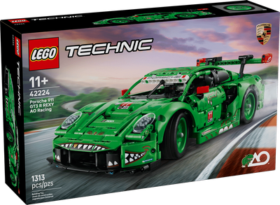LEGO TECHNIC 42224 - LA VOITURE DE COURSE PORSHE 911 GT3 R REXY AO RACING