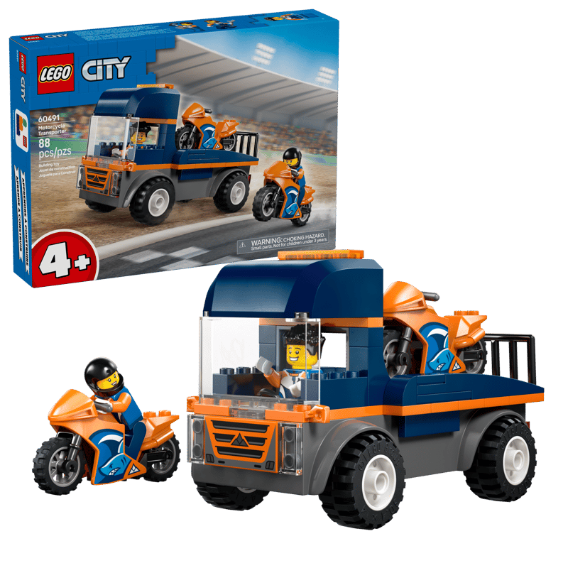 LEGO CITY 60491 - LE TRANSPORT DE MOTO