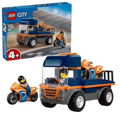LEGO CITY 60491 - LE TRANSPORT DE MOTO