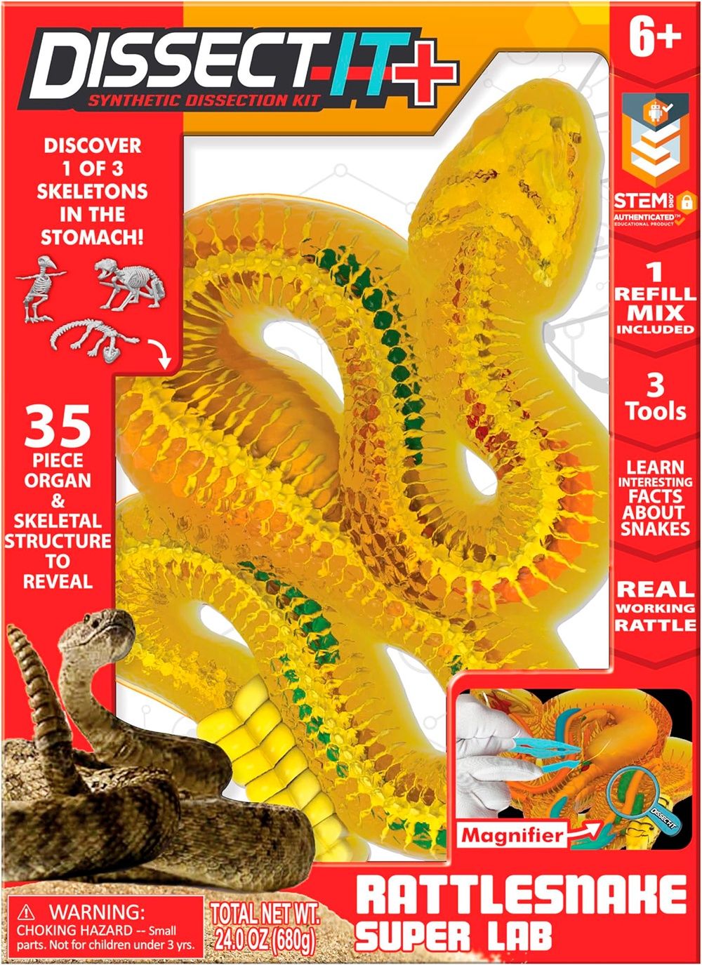 DISSECT IT - SUPER LAB SERPENT À SONNETTE