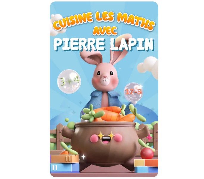 TOKIDOS - CUISINE LES MATHS AVEC PIERRE LAPIN