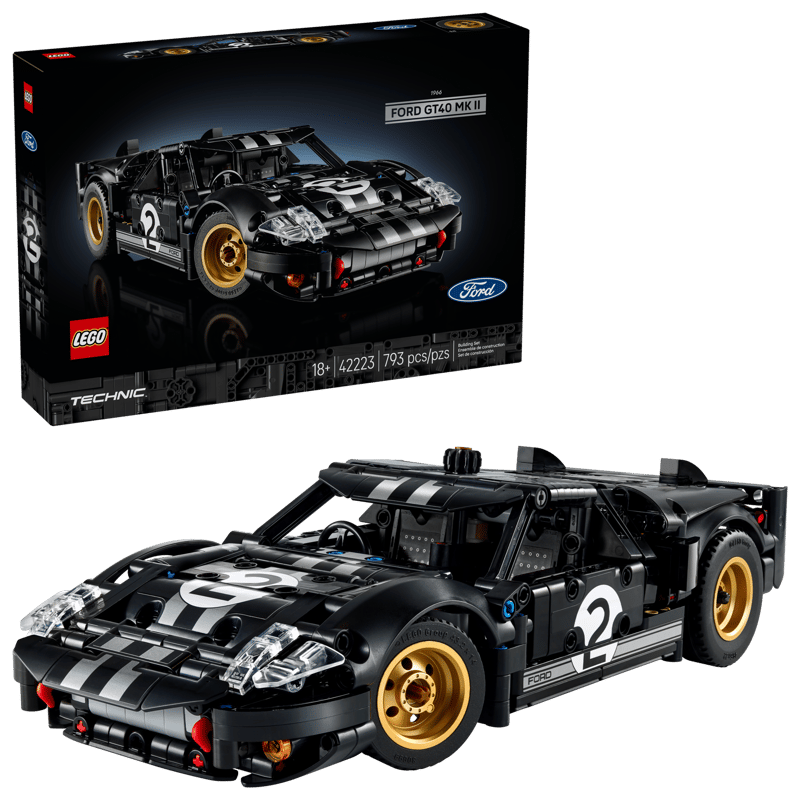LEGO TECHNIC 42223 - LA VOITURE DE COURSE FORD GT40 MKII 1966