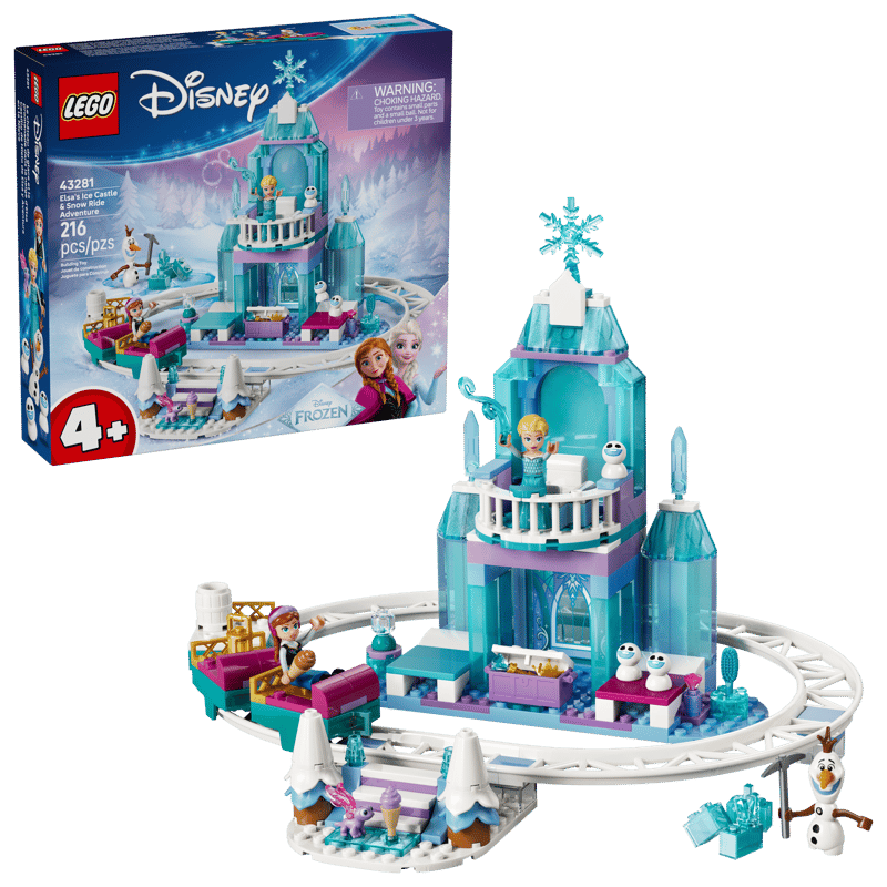 LEGO DISNEY 43281 - LE CHÂTEAU DE GLACE ET LA PROMENADE DANS LA NEIGE D'ELSA
