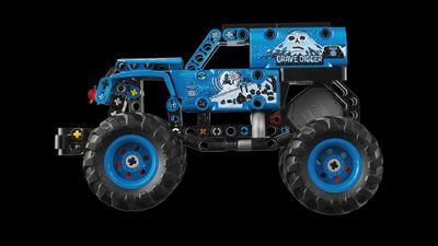 LEGO TECHNIC 42219 - MONSTER JAM GRAVE DIGGER FEU ET GLACE