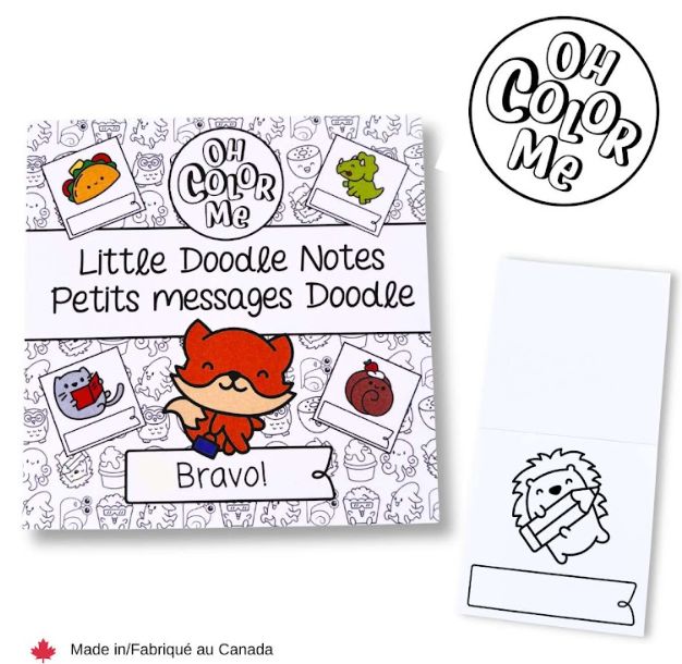 OH COLOR ME - PETITS MESSAGES DOODLES