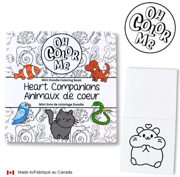 Oh Color Me - Animaux de coeur