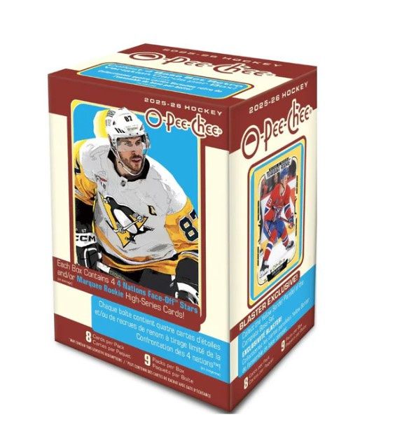 CARTE À COLLECTIONNER - UD O-PEE-CHEE HOCKEY 25/26 BLASTER