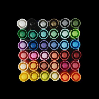DESERRES - 36 MARQUEURS ACRYLIQUES VALVE 2MM