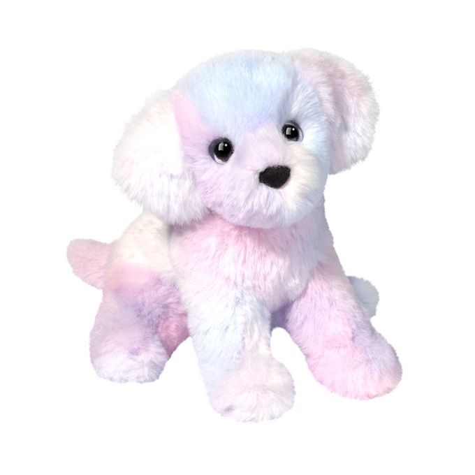 PELUCHE DOUGLAS - TAFFIE LE CHIEN ARC-EN-CIEL