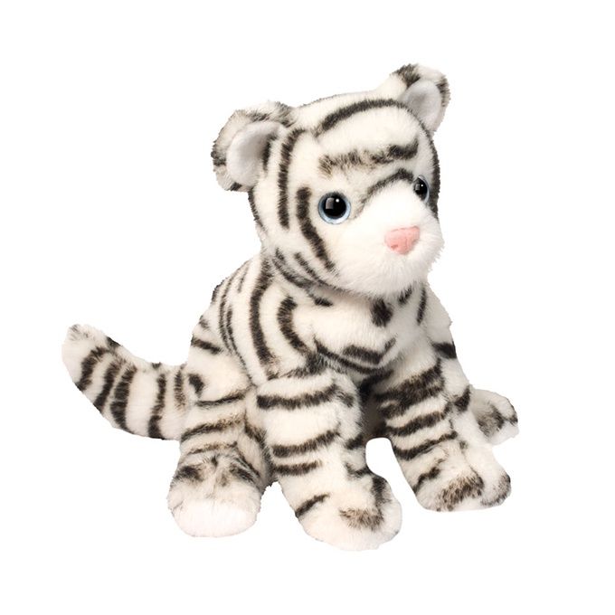 PELUCHE DOUGLAS - ZIPPIE LE TIGRE BLANC