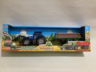 TRACTEUR AVEC REMORQUE 1:32